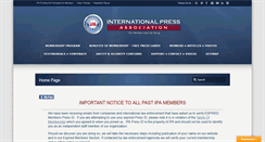 Desktop Screenshot of internationalpress.org